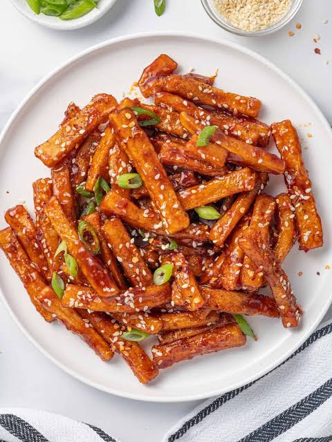 Honey potato chilli